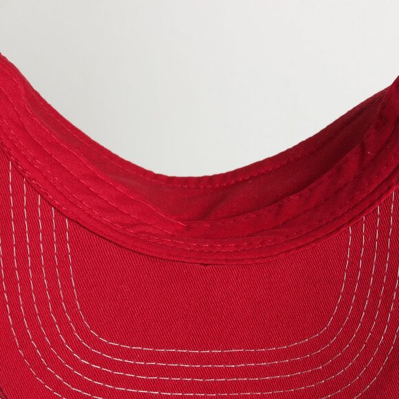 Wendys Employee Visor Mens Red OS - Picture 5 of 7